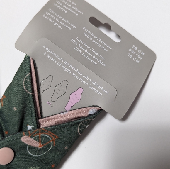 4X La Petit Ourse Overnight Pads With Silicone (8 Pads Total) - Picture 2 of 6